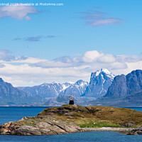 Buy canvas prints of Arctic Circle Monument Norway by Pearl Bucknall