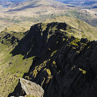 Buy canvas prints of View from Y Lliwedd Snowdonia by Pearl Bucknall