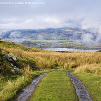 Buy canvas prints of Rhinogs Country Track by Pearl Bucknall
