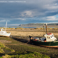 Buy canvas prints of Waiting for High Water in Red Wharf Bay Anglesey by Pearl Bucknall