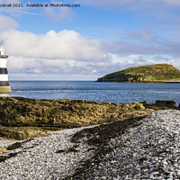 Buy canvas prints of Penmon Point and Puffin Island  on Anglesey by Pearl Bucknall