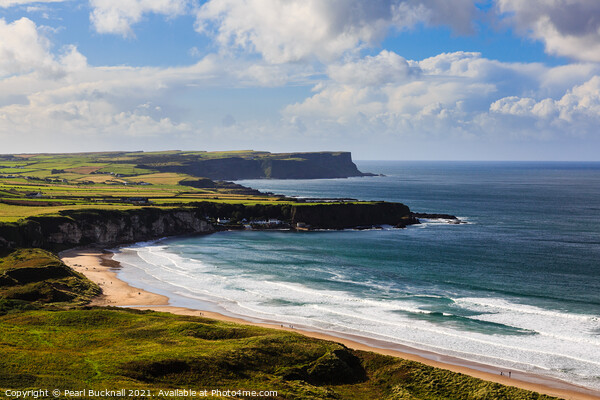 North Antrim Coastline Northern Ireland Picture Board by Pearl Bucknall