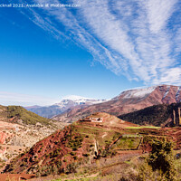 Buy canvas prints of High Atlas Mountains Morocco by Pearl Bucknall