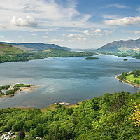 Buy canvas prints of Surprise view, Derwentwater, Lake District, UK by Bernd Tschakert