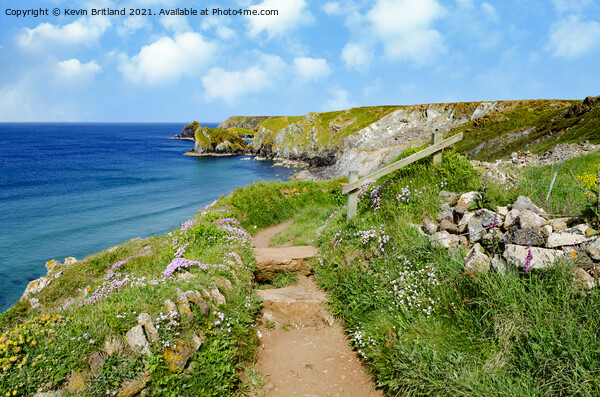 south west coast path Picture Board by Kevin Britland