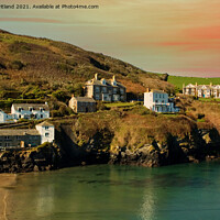 Buy canvas prints of port isaac cornwall by Kevin Britland