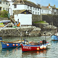 Buy canvas prints of coverack cornwall by Kevin Britland