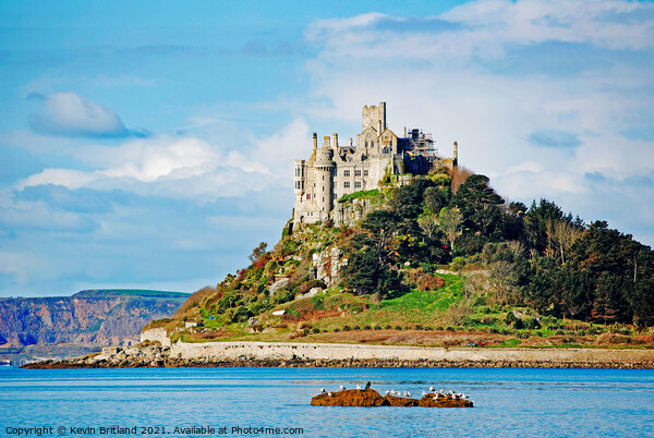 St michaels mount cornwall Picture Board by Kevin Britland