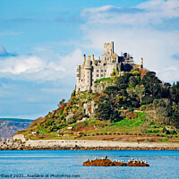 Buy canvas prints of St michaels mount cornwall by Kevin Britland
