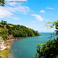 Buy canvas prints of the river dart estuary by Kevin Britland