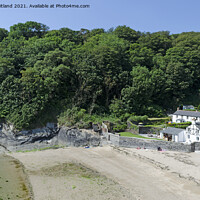 Buy canvas prints of readymoney cove cornwall by Kevin Britland