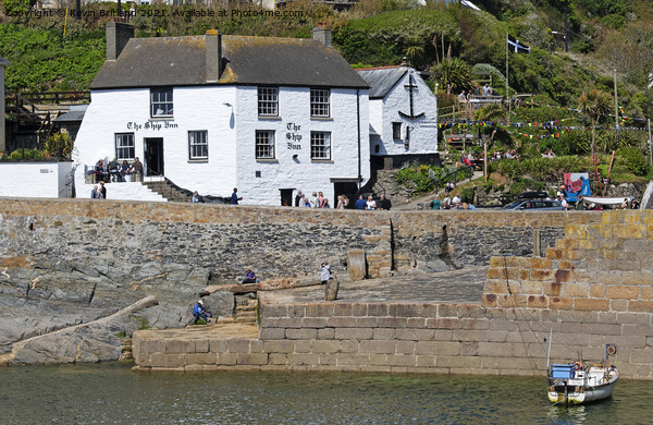 The ship inn porthleven Picture Board by Kevin Britland