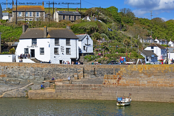 The ship inn porthleven Picture Board by Kevin Britland