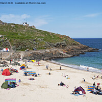 Buy canvas prints of Porthgwidden beach St Ives by Kevin Britland