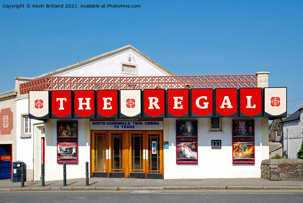 The regal cinema wadebridge Picture Board by Kevin Britland