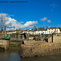 Buy canvas prints of Historic Charlestown Cornwall by Kevin Britland