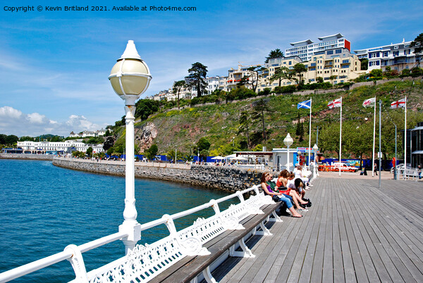 Princess pier Torquay Picture Board by Kevin Britland