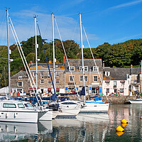 Buy canvas prints of Padstow harbour Cornwall by Kevin Britland