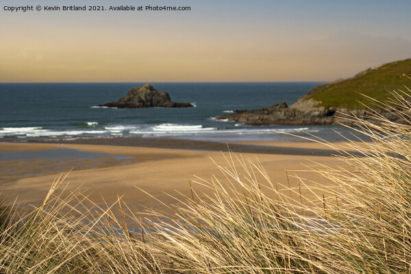 Crantock beach Cornwall Picture Board by Kevin Britland