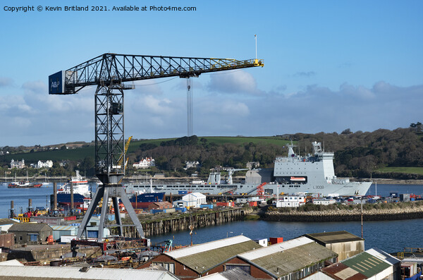 pendennis shipyard falmouth Picture Board by Kevin Britland