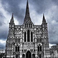 Buy canvas prints of Salisbury Cathedral by Kevin Britland