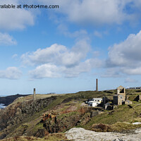 Buy canvas prints of Levant tin mine cornwall by Kevin Britland
