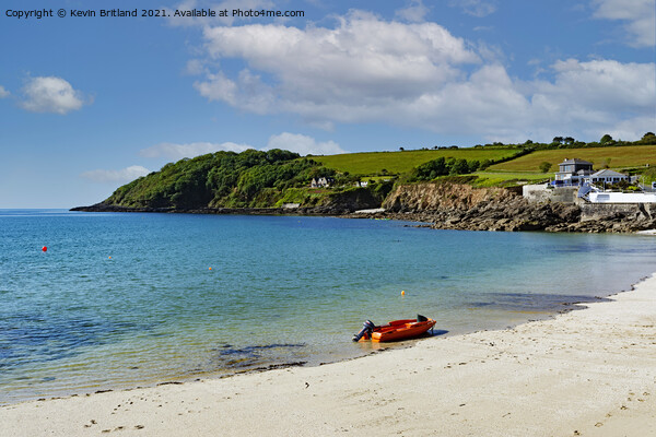 Swanpool beach Falmouth Picture Board by Kevin Britland