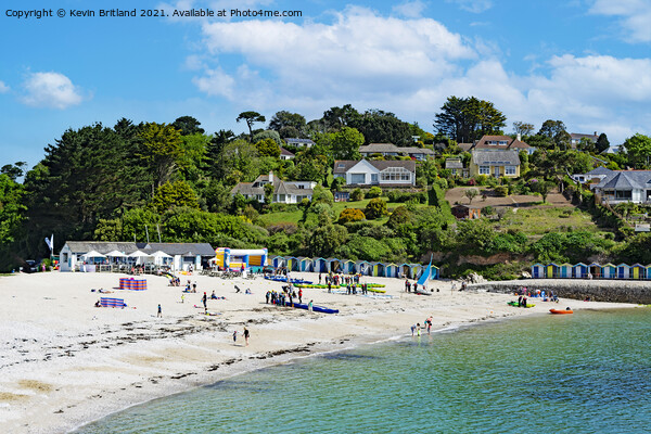 Swanpool beach Falmouth Picture Board by Kevin Britland