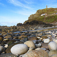 Buy canvas prints of Rocky beach cornwall by Kevin Britland
