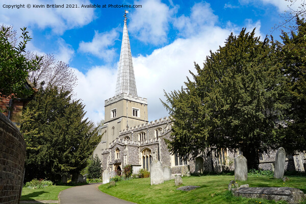 St Marys church harrow on the hill Picture Board by Kevin Britland