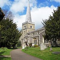 Buy canvas prints of St marys church harrow on the hill by Kevin Britland