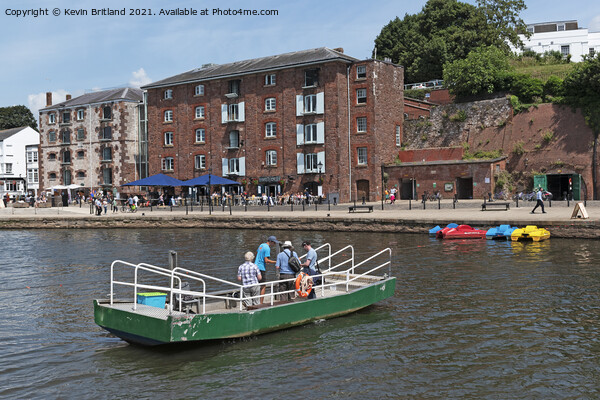 Exeter quayside Picture Board by Kevin Britland