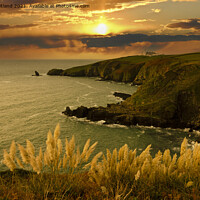 Buy canvas prints of Sunset in Cornwall by Kevin Britland