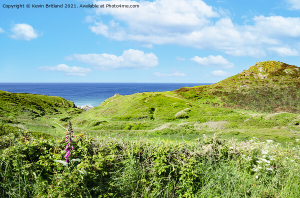 Cornish landscape Picture Board by Kevin Britland