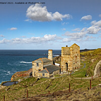 Buy canvas prints of Old cornish tin mine by Kevin Britland
