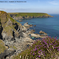 Buy canvas prints of Hells mouth Cornwall by Kevin Britland