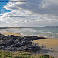 Buy canvas prints of Gwithian beach cornwall by Kevin Britland