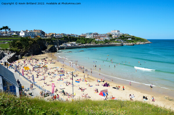 Towan beach newquay cornwall Picture Board by Kevin Britland