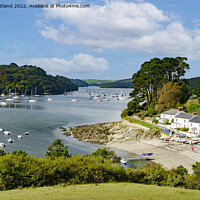 Buy canvas prints of Helford passage Cornwall by Kevin Britland