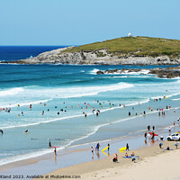 Buy canvas prints of Fistral beach newquay by Kevin Britland