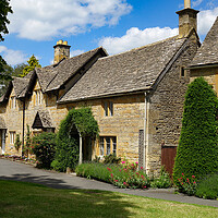Buy canvas prints of Building lower slaughter cotswold  by Kevin Britland