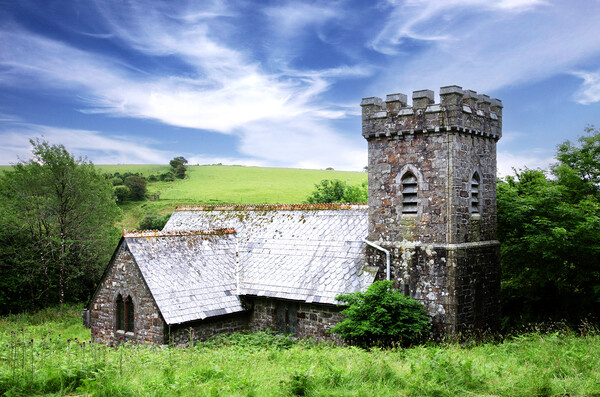 Temple church on  bodmin moor Picture Board by Kevin Britland