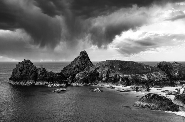 storm clouds in cornwall Picture Board by Kevin Britland