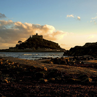 Buy canvas prints of St Michaels Mount, Cornwall by Kevin Britland