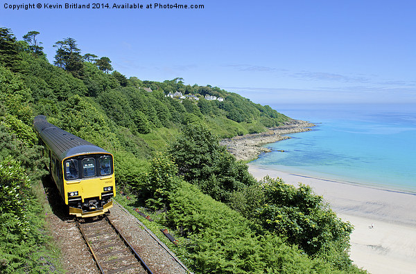 Coastal Railway Picture Board by Kevin Britland
