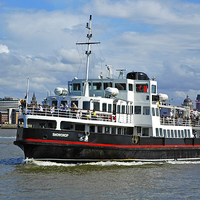 Buy canvas prints of  Mersey Ferry by Kevin Britland