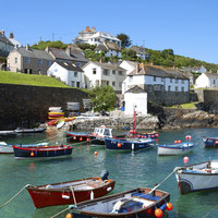 Buy canvas prints of coverack cornwall by Kevin Britland