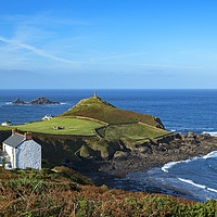 Buy canvas prints of cape cornwall by Kevin Britland