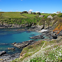 Buy canvas prints of prussia cove cornwall by Kevin Britland