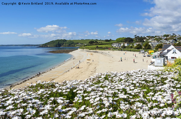  gyllyngvase beach falmouth, cornwall, Picture Board by Kevin Britland